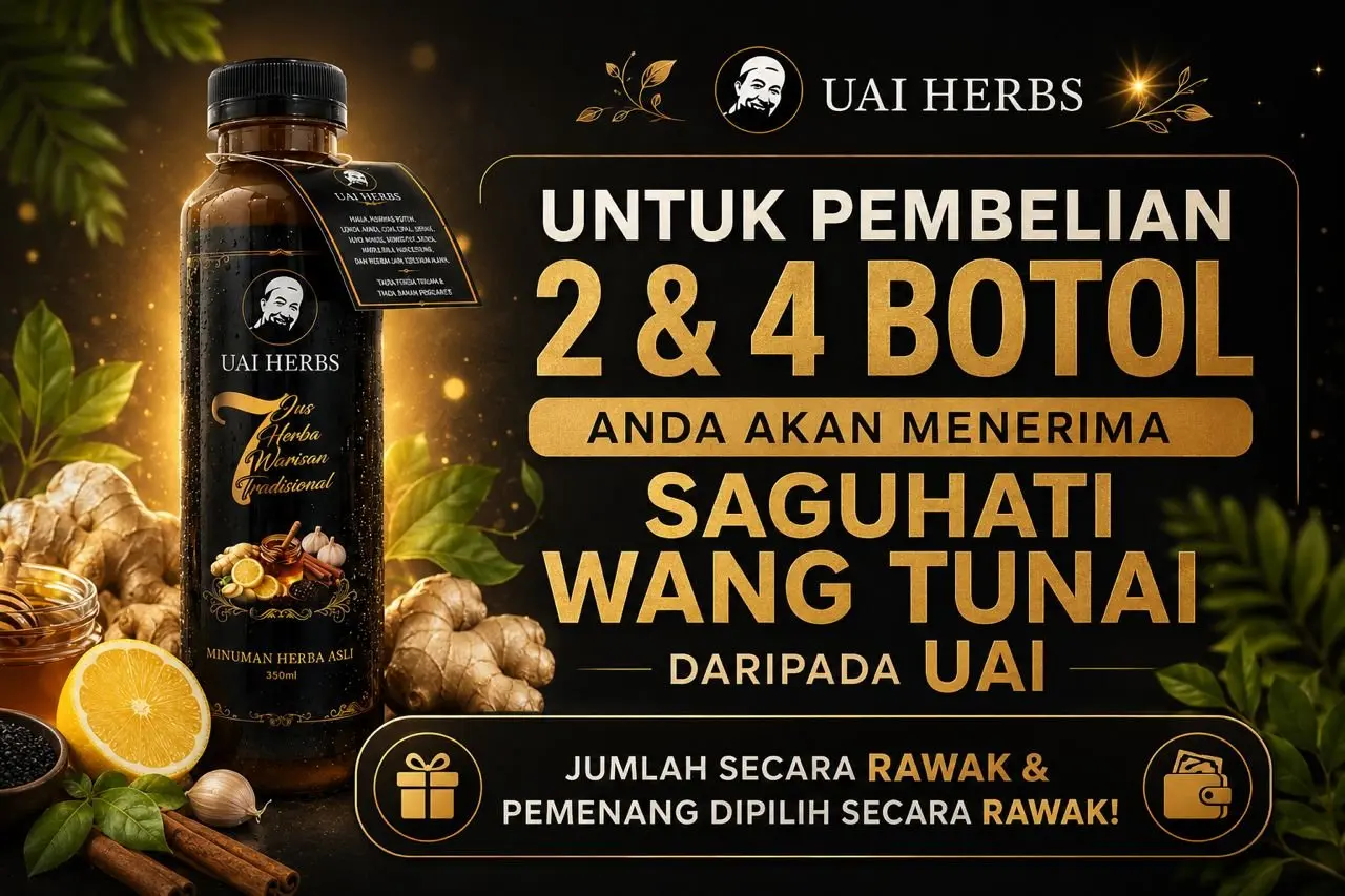 Saguhati Hadiah Percuma Daripada UAI Herbs